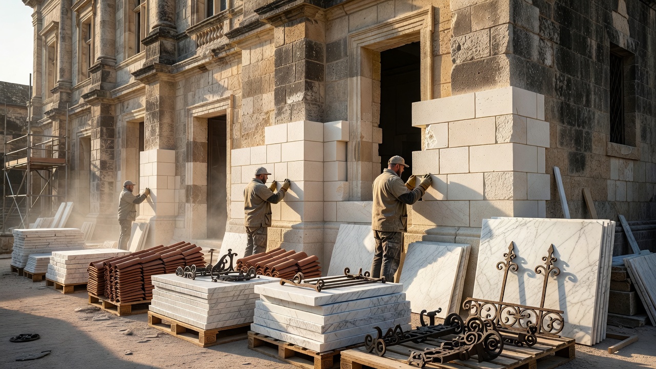 Architectural restoration and fine building materials